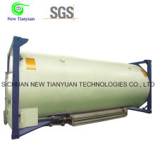 Liquid Chlorine Filling Medium Cryogenic Tank Container